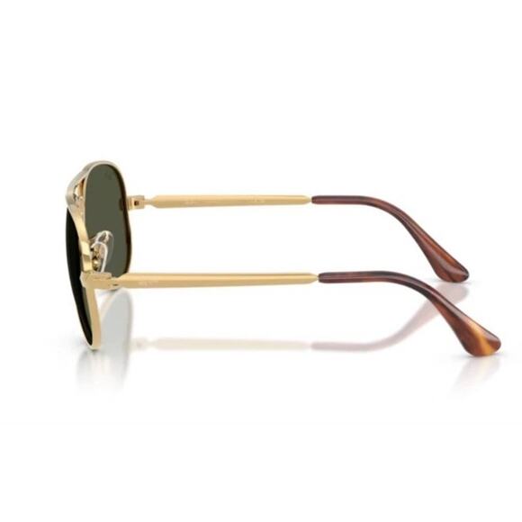 RAY-BAN Aviator Max RB3925 001/31 Gold / GREEN LENSES Sunglasses 58/16/145mm NEW - Picture 2 of 9